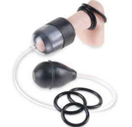 FETISH FANTASY SERIES SUCCIONADOR GLANDE CON ANILLAS POTENCIADORAS