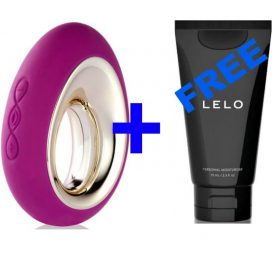 LELO - INSIGNIA ALIA VIBRADOR DEEP ROSE + LELO PERSONAL MOISTURIZER TUBE 75ML GRATIS