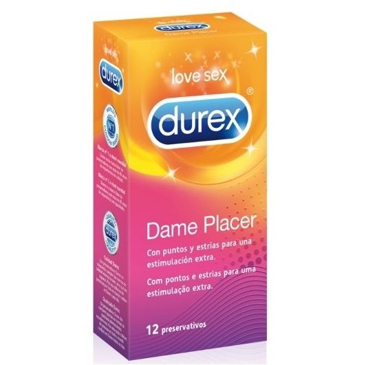Preservativos estriados DUREX Dame Placer