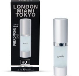 GEL CON FEROMONAS LONDON MIAMI TOKYO HOMBRE 15ML