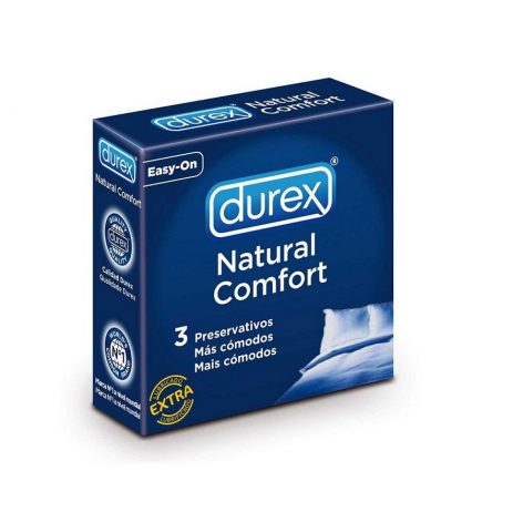 DUREX NATURAL COMFORT 3 UNIDADES