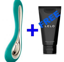 LELO INSIGNIA VIBRADOR ISLA VERDE TURQUESA + LELO HIDRATANTE PERSONAL MOISTURIZER BOTTLE 75 ML GRATIS