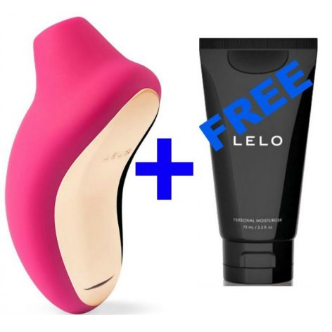 LELO - ESTIMULADOR CLITORIS SONA CRUISE CEREZA + LELO HIDRATANTE PERSONAL 75 ML GRATIS