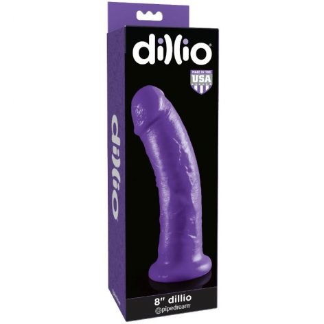 DILLIO DILDO CON VENTOSA 20.32 CM LILA - Imagen 2