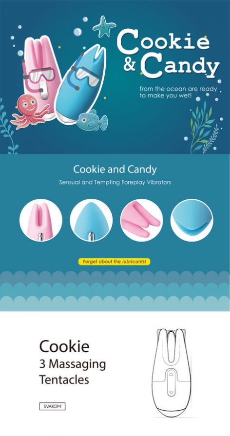 SVAKOM - CANDY ESTIMULADOR ESPECIAL PRELIMINARES AZUL - Imagen 2