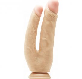 REAL ROCK DOUBLE COCK NATURAL / ANAL 17.5 VAGINAL 15CM