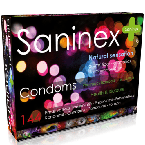 condones a granel saninex sensacion natural