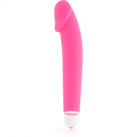 DOLCE VITA REALISTIC VIBRADOR SILICONA ROSA - Imagen 2