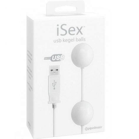 ISEX USB BOLAS KEGEL BLANCO