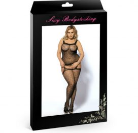 QUEEN BODYSTOCKING TALLA GRANDE NEGRO