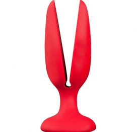 NMC OPEN PLUG ANAL SILICONE ROJO 15 CM