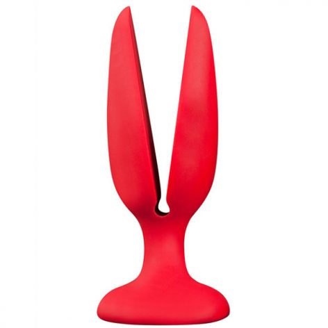NMC OPEN PLUG ANAL SILICONE ROJO 15 CM