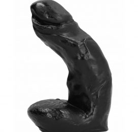ALL BLACK DILDO REALISTICO 15CM