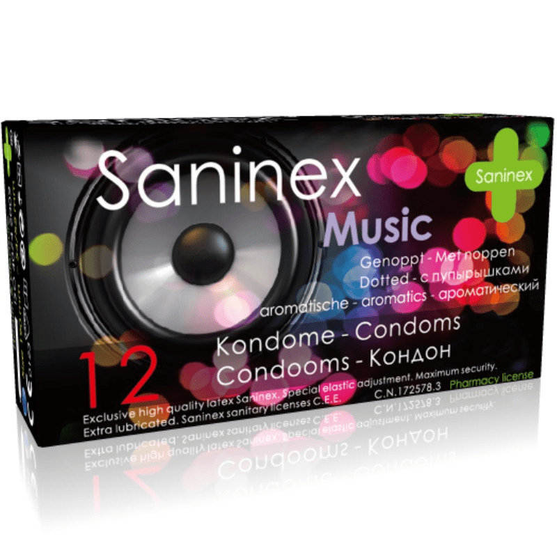 Preservativos de sabores SANINEX MUSIC